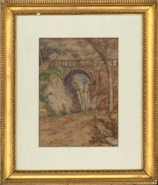 A.G. - 1886 Watercolour, Viaduct