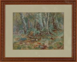 C.L. Windsor - Framed Early 20th Century Watercolour, Woodland Rabbits