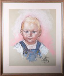 20th Century Pastel - Toddler in Dungarees
