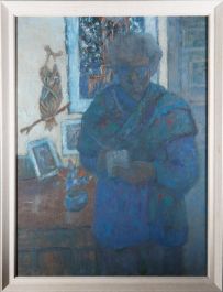 Barbara Doyle (b.1917) - 20th Century Oil, Taking Notes