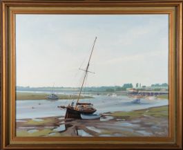 Stewart Charles Hine (1928-2018) - 1984 Oil, Woodbridge
