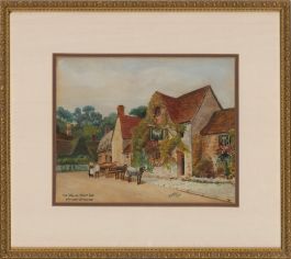 H. Storey - 1922 Watercolour, The White Hart Inn