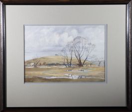 H. McDowall - 20th Century Watercolour, A Winter Landscape