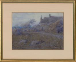 Attrib. Alexander Coutts Fraser (1868-1939) - Watercolour, Cool Dawn
