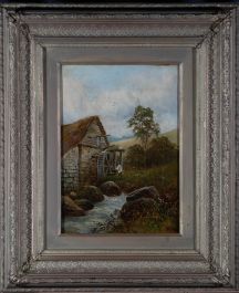 E. Dorrington - Late 19th Century Oil, Old Mill