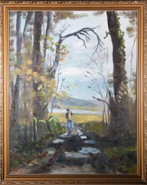 Colin Leslie - 1980 Oil, The Wanderer