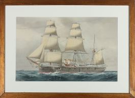 William MacKenzie Thomson  - Early 20th Century Watercolour, HMS Northampton