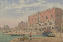 John Weston Gough (1929-2019) - 20th Century Watercolour, Doge's Palace