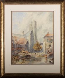 Andrew Storey (fl.1911-1918) - Early 20th Century Watercolour, Rotterdam