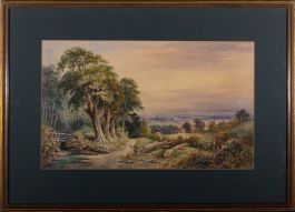 C.J. Keats - Early 20th Century Watercolour, Forester