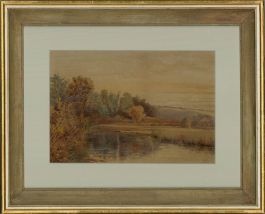 Early 20th Century Watercolour - Tranquil Pond