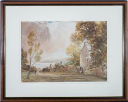 George Sykes (b.1863) - Early 20th Century Watercolour, Coastal Cottage