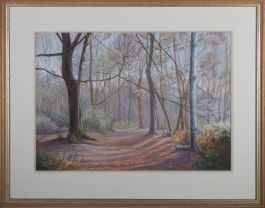 Pam Page  - 20th Century Pastel, Woodland Scene
