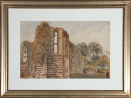 Mid 20th Century Watercolour - The Abbey Ruins