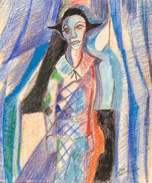 Jose Christopherson (1914-2014) - 20th Century Mixed Media, Circus Scene