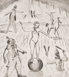 Terry Buchanan (b.1938) - 1997 Drypoint, Cirque II