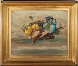F. S. Hall - 1918 Oil, Fruit and Birds