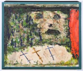 J. Gibson  - 1999 Mixed Media, Cross