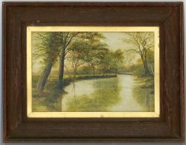 G. Bullen  - Early 20th Century Oil, Tranquil River