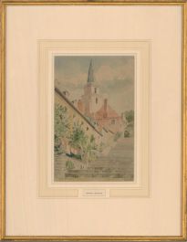 Guido Gray - Early 20th Century Watercolour, Lannion, Brittany, France