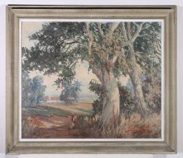 Blenner Lossett - 1952 Oil, Summer Days