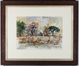 Lindsey Ford - 20th Century Gouache, Woodland Walk