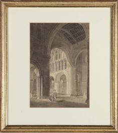 1814 Watercolour - St John's Church, Chester