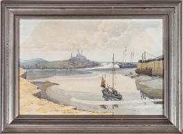 1946 Watercolour - Harbour View