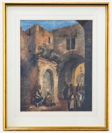 J. Lepine - Framed Late 19th Century Watercolour, Ancient Quarter