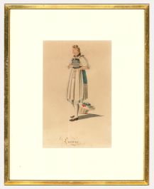 Style of David Alois Schmid (1791-1861) - Watercolour, Woman from Lucerne