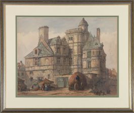Circle of Paul Marny (1829-1914) - 19th Century Watercolour, Hotel D'Allyon