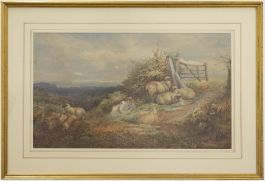 Manner of Thomas George Cooper (1836–1901) - Watercolour, Shepherd's Rest