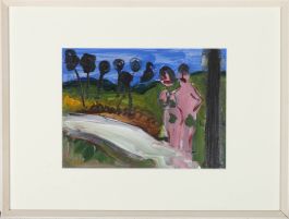 Rachel Grainger Hunt (1956-2016) - Acrylic, Creation of Disobedience
