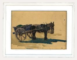 Arthur Royce Bradbury ARWA (1892-1978) - Framed Watercolour, Little Cart Horse