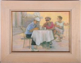 Audrey Lanceman (b.1931) - 20th Century Oil, Sneakers