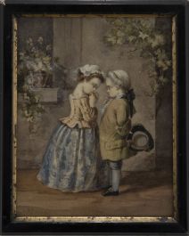 L. De Salvo  - 19th Century Watercolour, A Special Moment