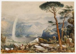 Mid 19th Century Watercolour - Classical Landscape
