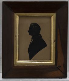 1873 India Ink - Victorian Silhouette