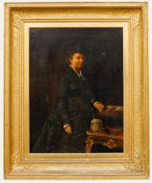 Late 19th Century Oil - Lady of The House
