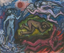Helen Steinthal (1911-1991) - 20th Century Gouache, The Fall