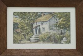 Brenda M. Seymour (1932-2021) - Framed Watercolour, Old Cottage At Berrynarbor