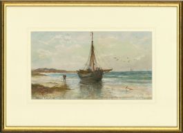 G.F. Parnell - Early 20th Century Watercolour, Near Point of Ayr