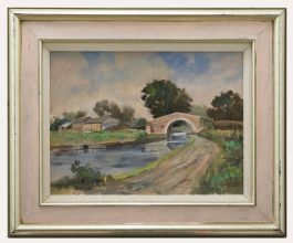 Arvind Limaye - Contemporary Oil, Leeds Liverpool Canal