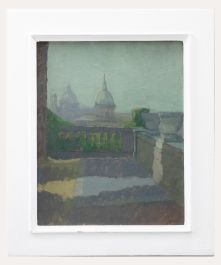 Philip Jacob  - 1982 Oil, Sant' Andrea della Valle from Capitol