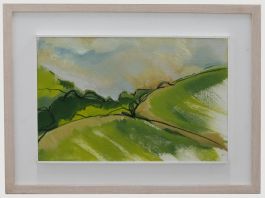 Sue Halliday - Framed Contemporary Mixed Media, Rising Sun