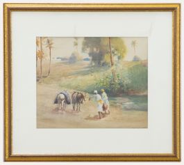 Frank Dean (1865-1947) - Framed Watercolour, The Load Carriers