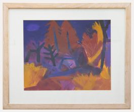 Heather Hodgson - Contemporary Acrylic, Infrared Forest