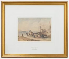 Attrib. Samuel Austin O.W.S. (1796-1834) - Watercolour, On the Rhine