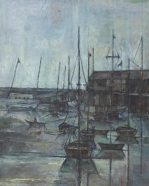 20th Century Oil - The Harbour at Night