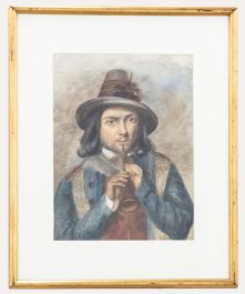 Early 20th Century Watercolour - The Minstrel
